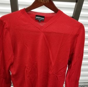 EMPORIO ARMANI V-NECK SWEATER.